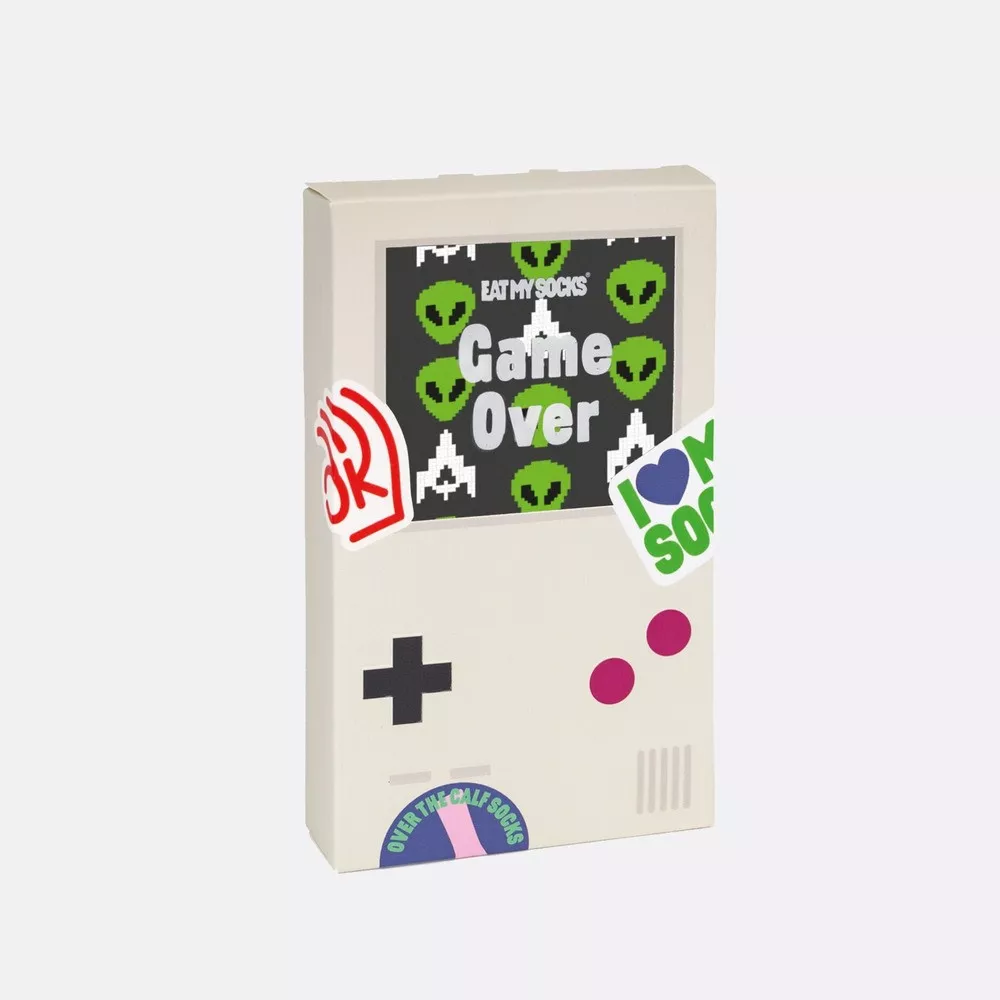Retro-Gaming-Socken Game Over