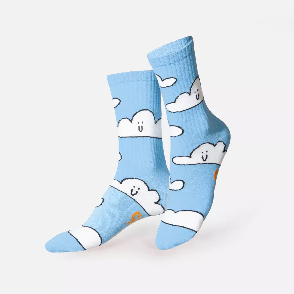 Wolken-Socken Feet in the Clouds