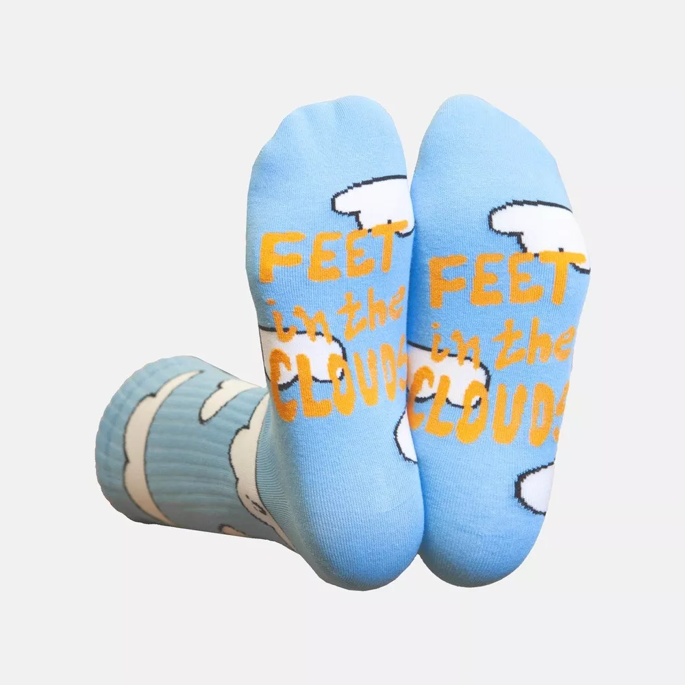Wolken-Socken Feet in the Clouds