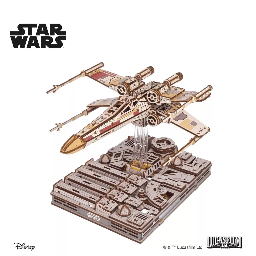 3D-Holzmodell Luke Skywalkers X-Wing Star Wars