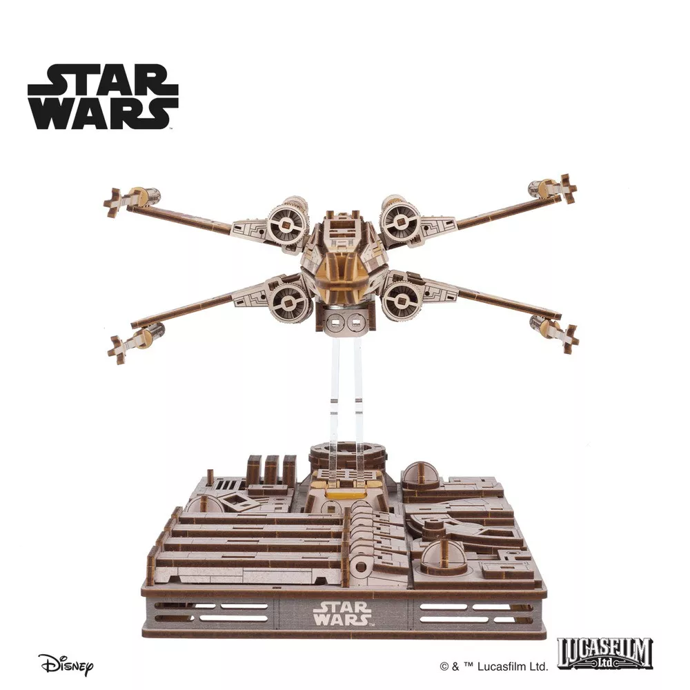 3D-Holzmodell Luke Skywalkers X-Wing Star Wars