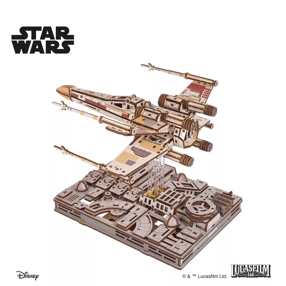 3D-Holzmodell Luke Skywalkers X-Wing Star Wars