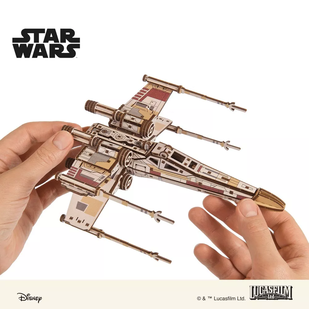 3D-Holzmodell Luke Skywalkers X-Wing Star Wars