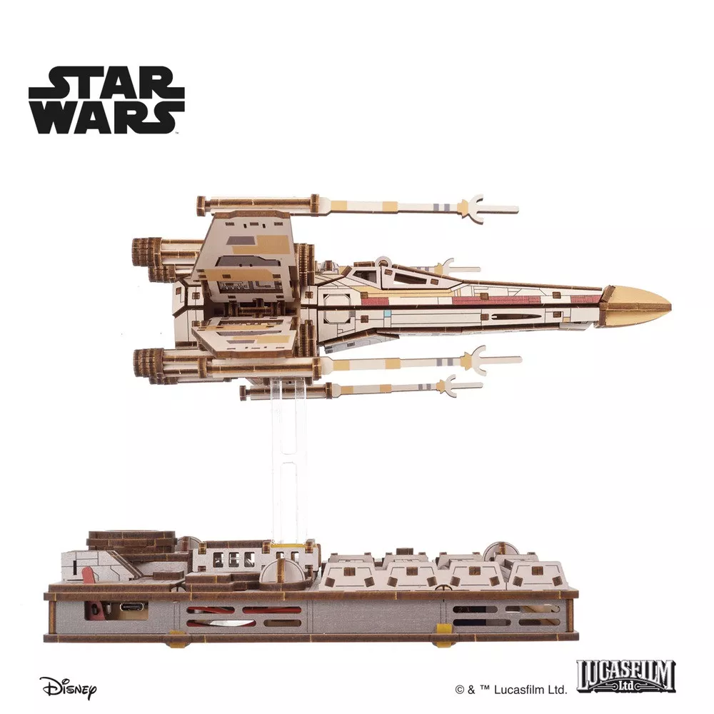 3D-Holzmodell Luke Skywalkers X-Wing Star Wars