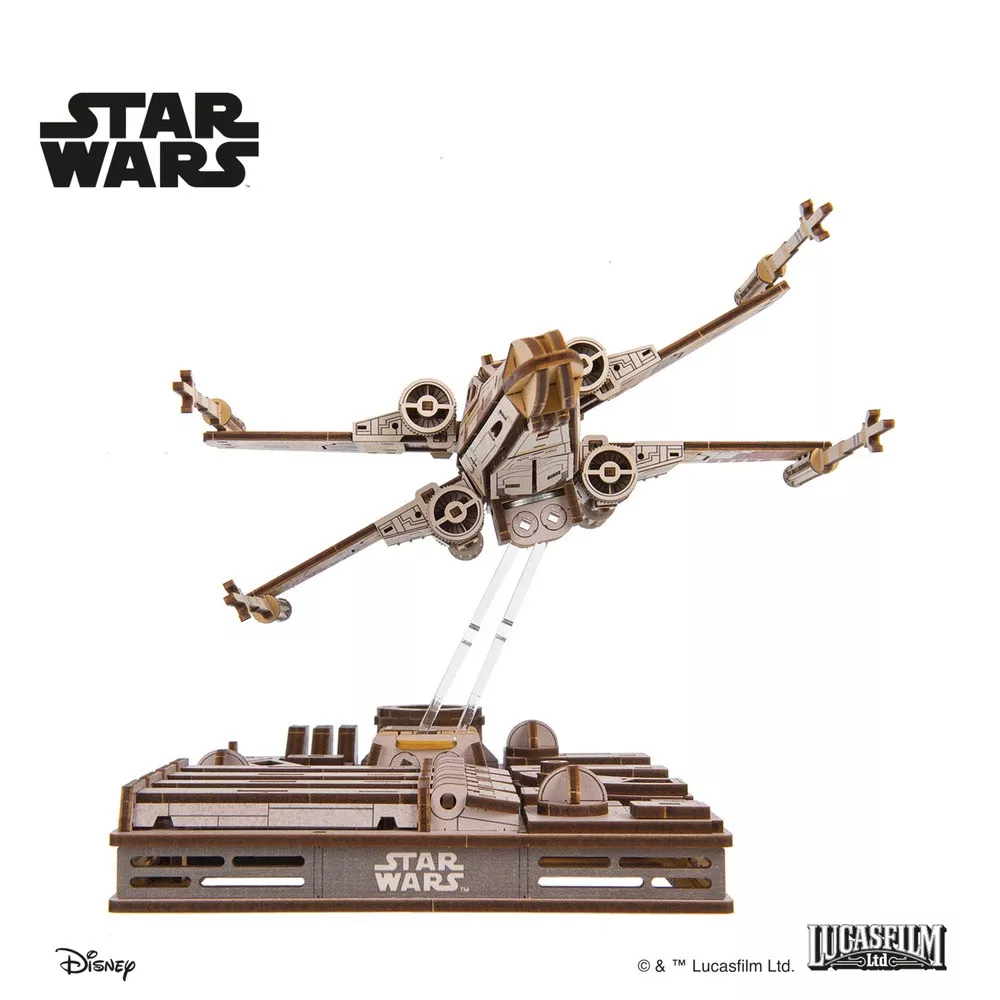 3D-Holzmodell Luke Skywalkers X-Wing Star Wars