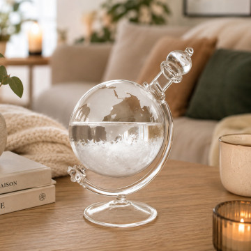 Sturmglas Barometer Globe