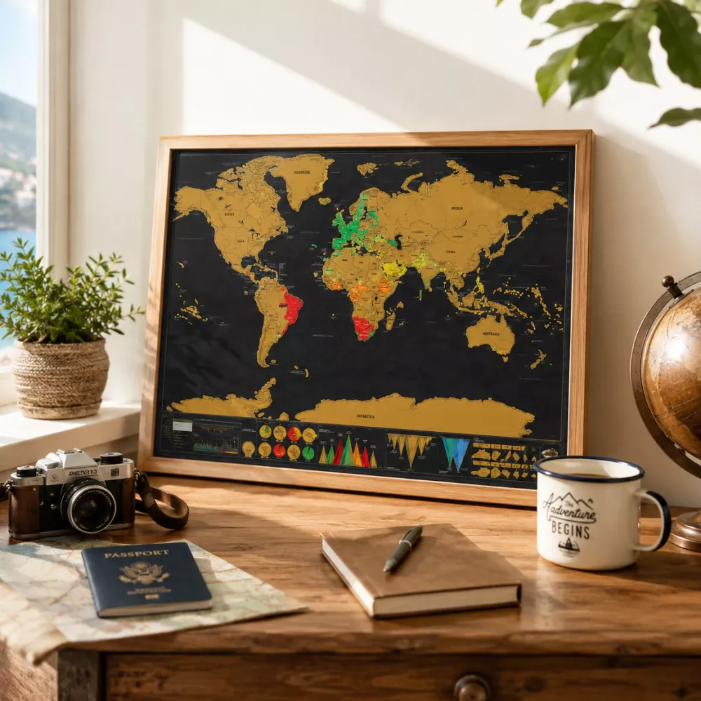 Luxus-Rubbelkarte der Welt Reise-Edition