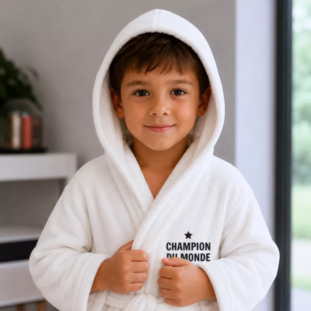 Personalisierbarer Boxmantel für Kinder