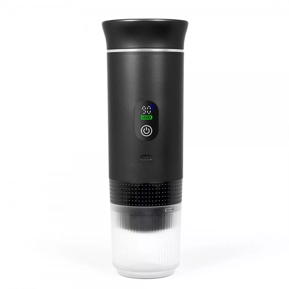 Tragbare Kaffeemaschine für Kapseln und Kaffeepulver