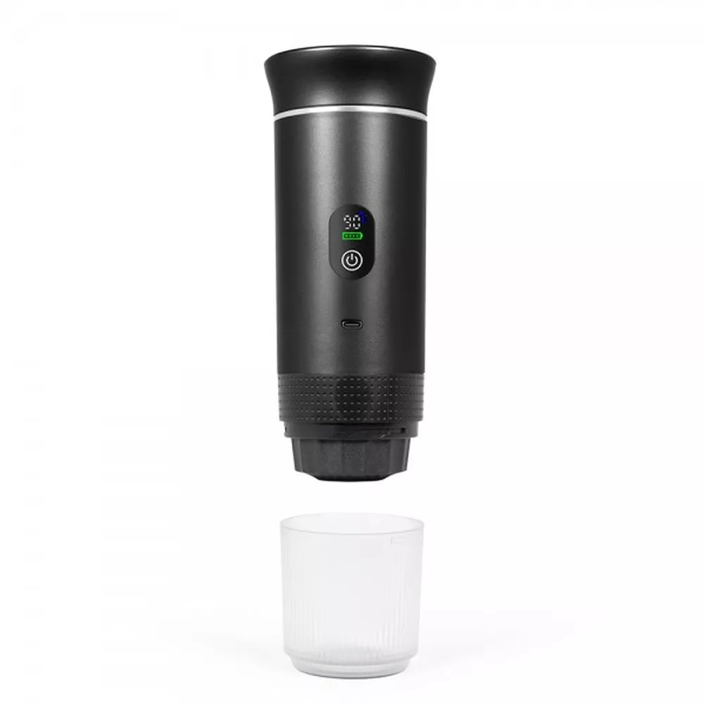 Tragbare Kaffeemaschine für Kapseln und Kaffeepulver