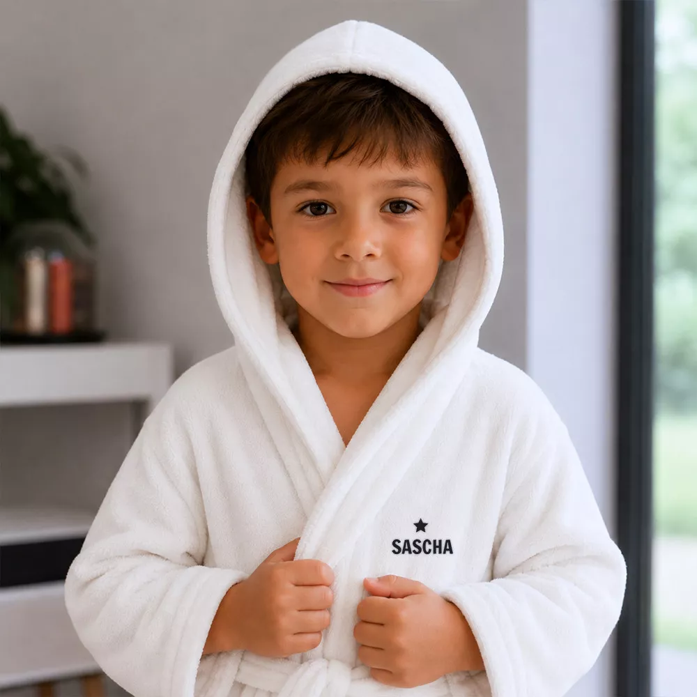 Personalisierbarer Boxmantel für Kinder