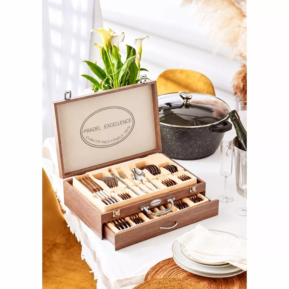 Pradel Excellence Miroir Besteckset 48-teilig