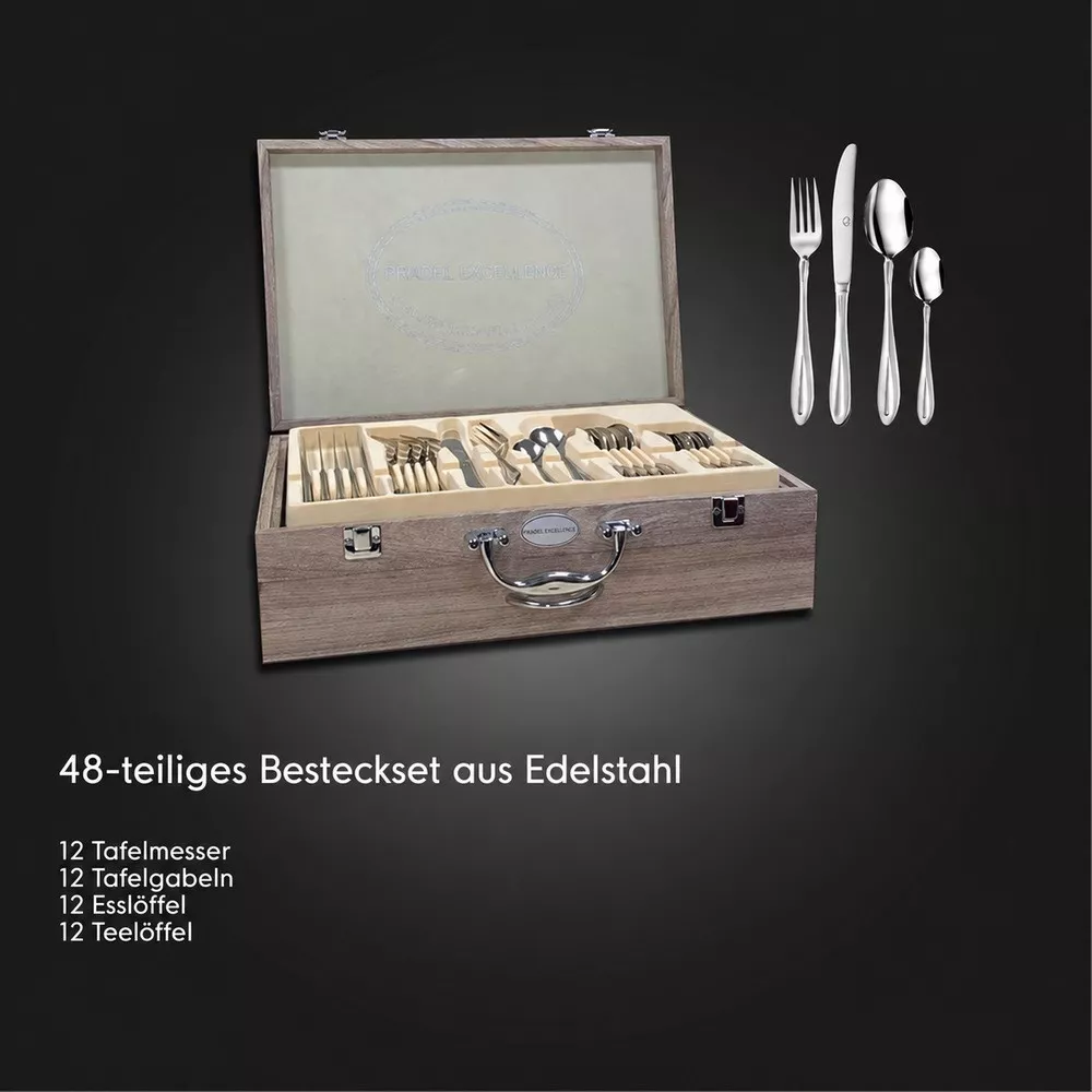 Pradel Excellence Miroir Besteckset 48-teilig