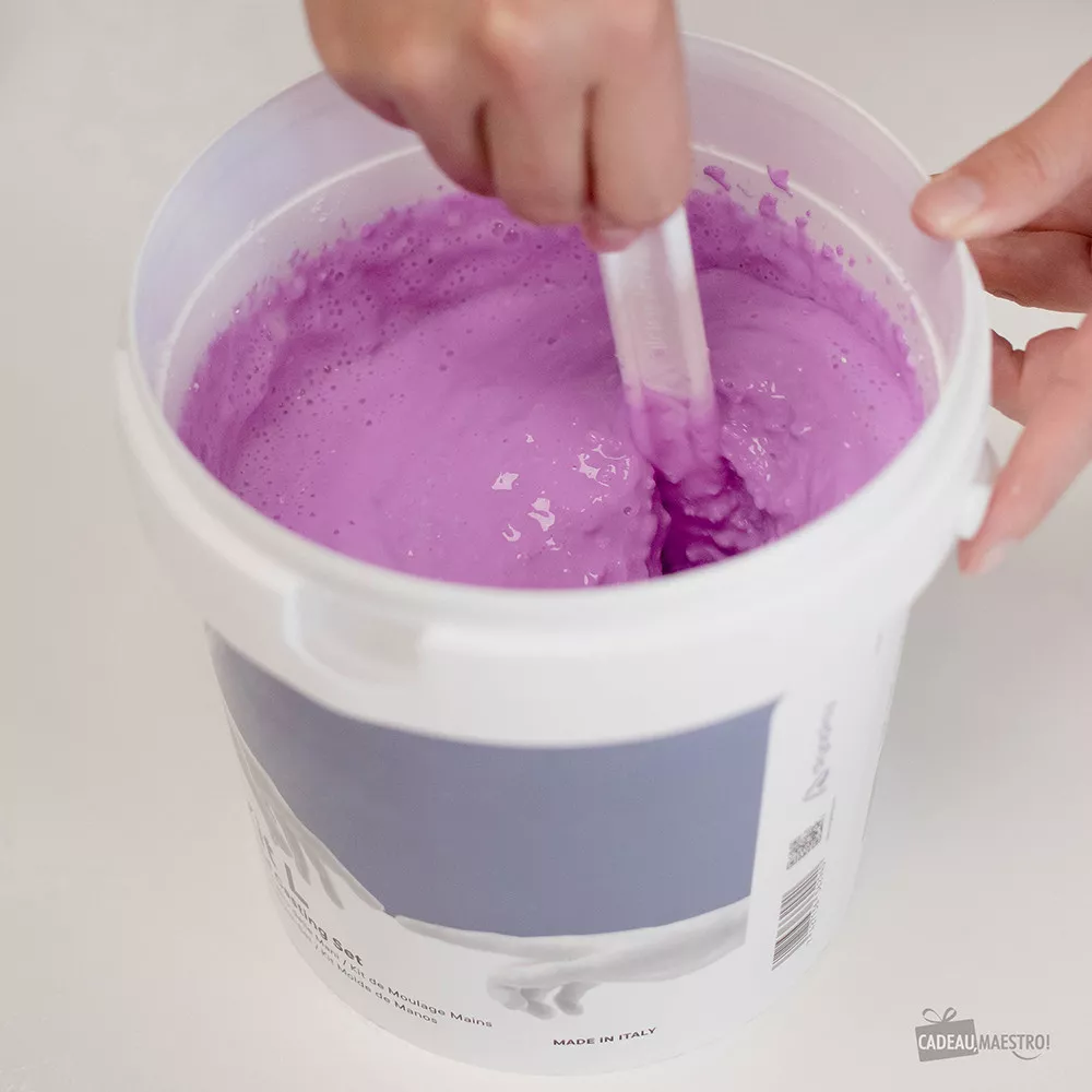 3D-Handabdruck-Set für zwei Hände aus Gips