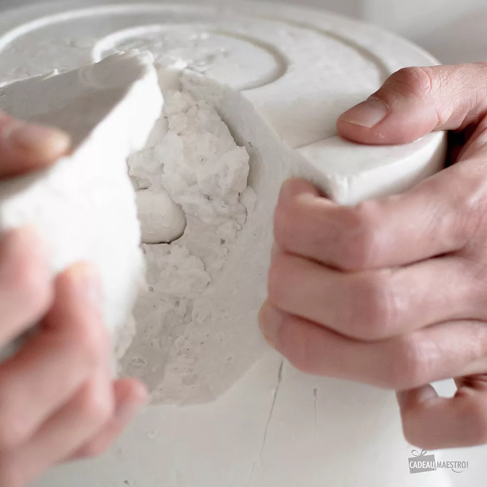 3D-Handabdruck-Set für Paare aus Gips