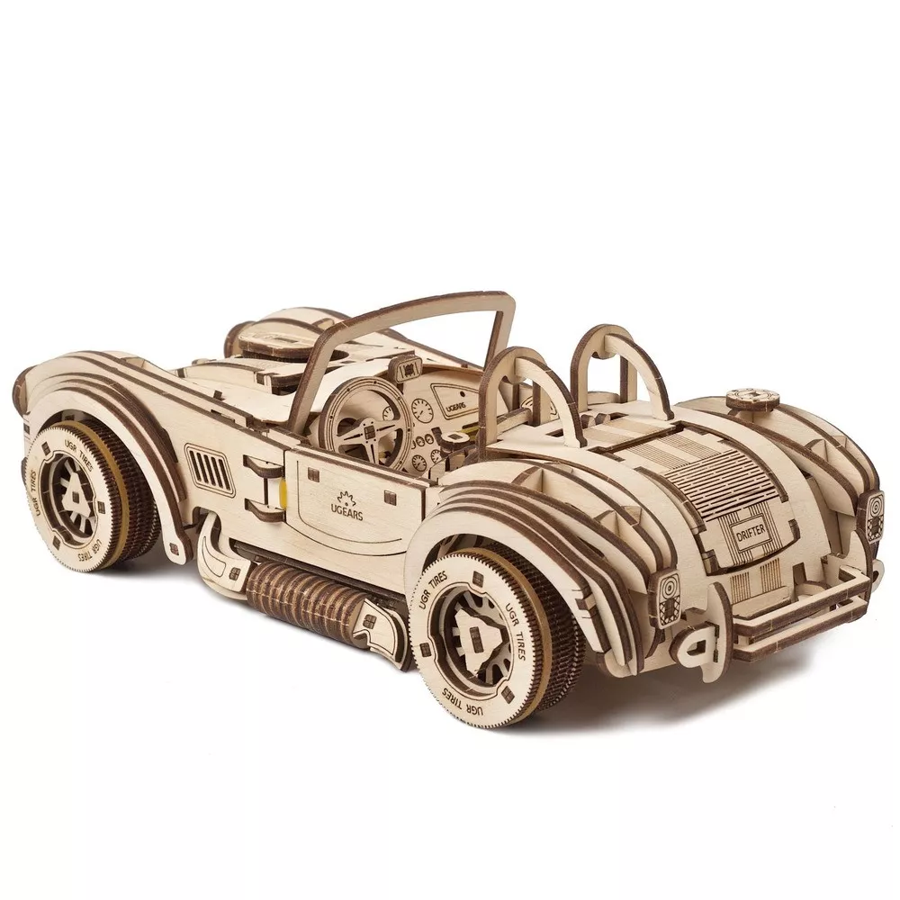 3D-Holzmodell Rennwagen Cobra Drift