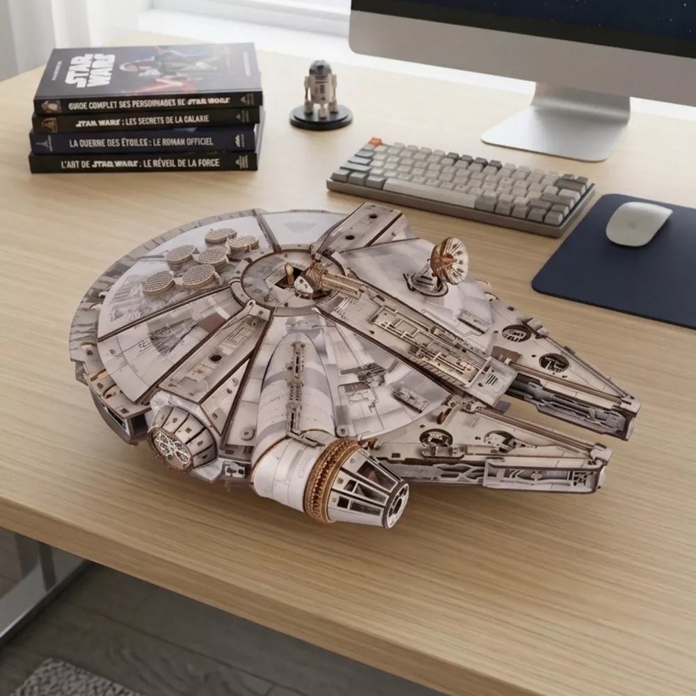 3D-Holzbausatz Millennium Falke Star Wars von Ugears