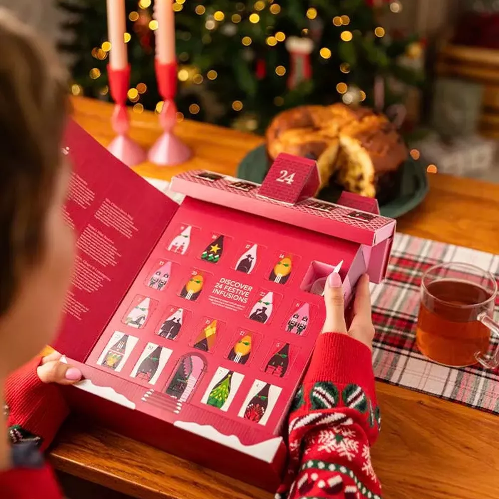 Bio Tee-Adventskalender Englisches Herrenhaus mit 24 Tees