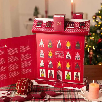 Bio Tee-Adventskalender Englisches Herrenhaus mit 24 Tees