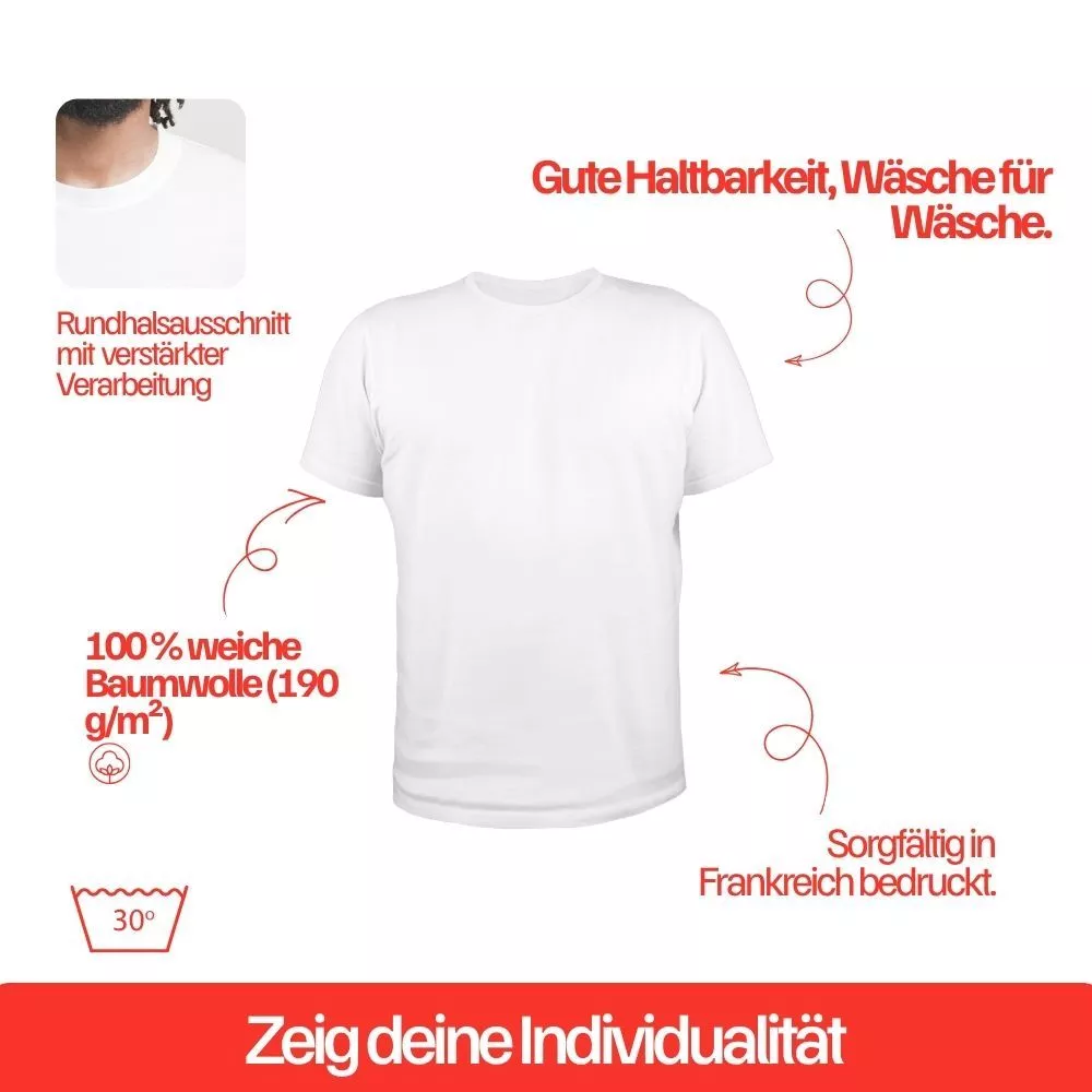 Personalisierbares T-Shirt „Ich liebe dich, Mama“