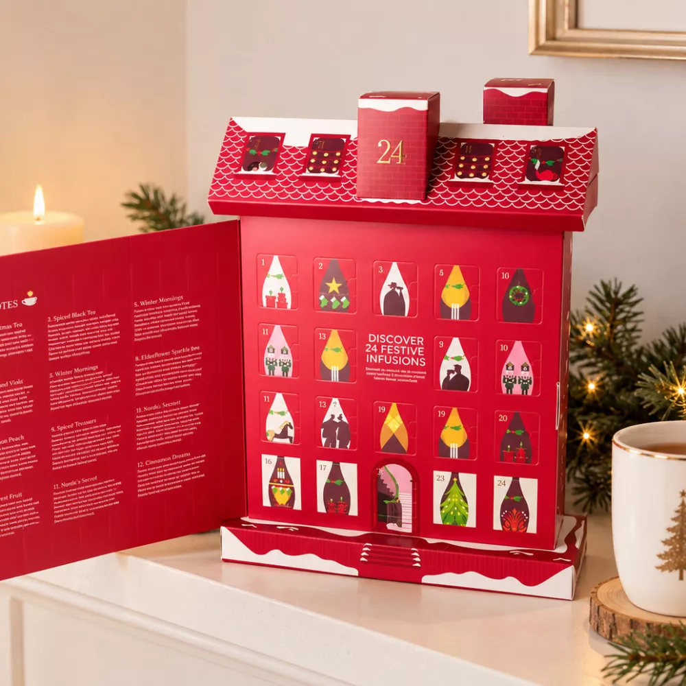 Bio Tee-Adventskalender Englisches Herrenhaus mit 24 Tees