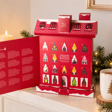 Bio Tee-Adventskalender Englisches Herrenhaus mit 24 Tees