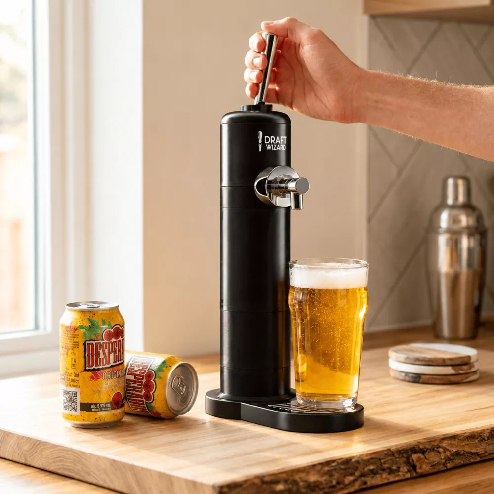 Ultraschall-Bierzapfanlage für Dosen und Flaschen