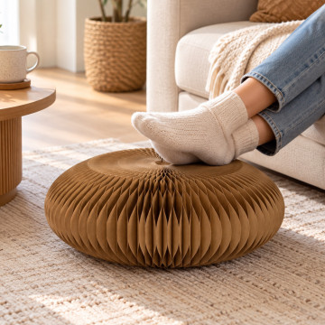Faltbarer Kraftpapier-Hocker