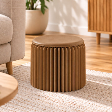 Faltbarer Kraftpapier-Hocker 28 cm