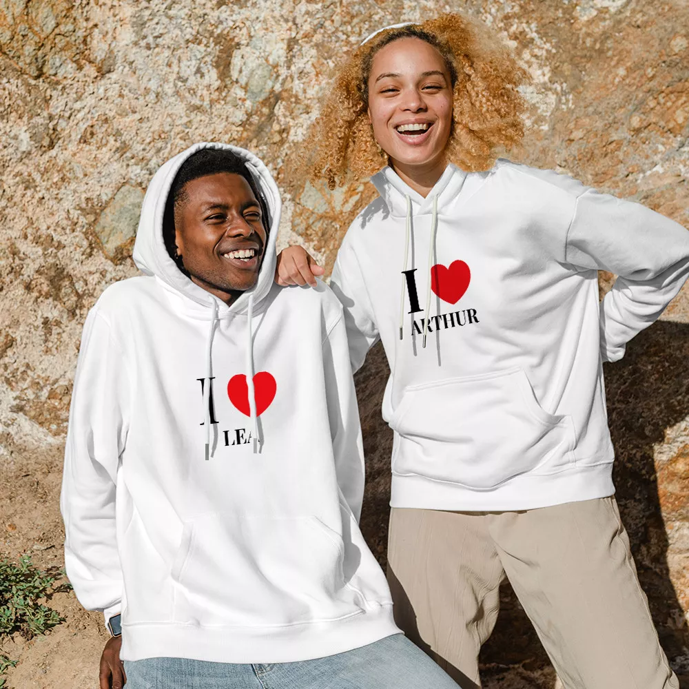 I-Love-Hoodie personalisiert
