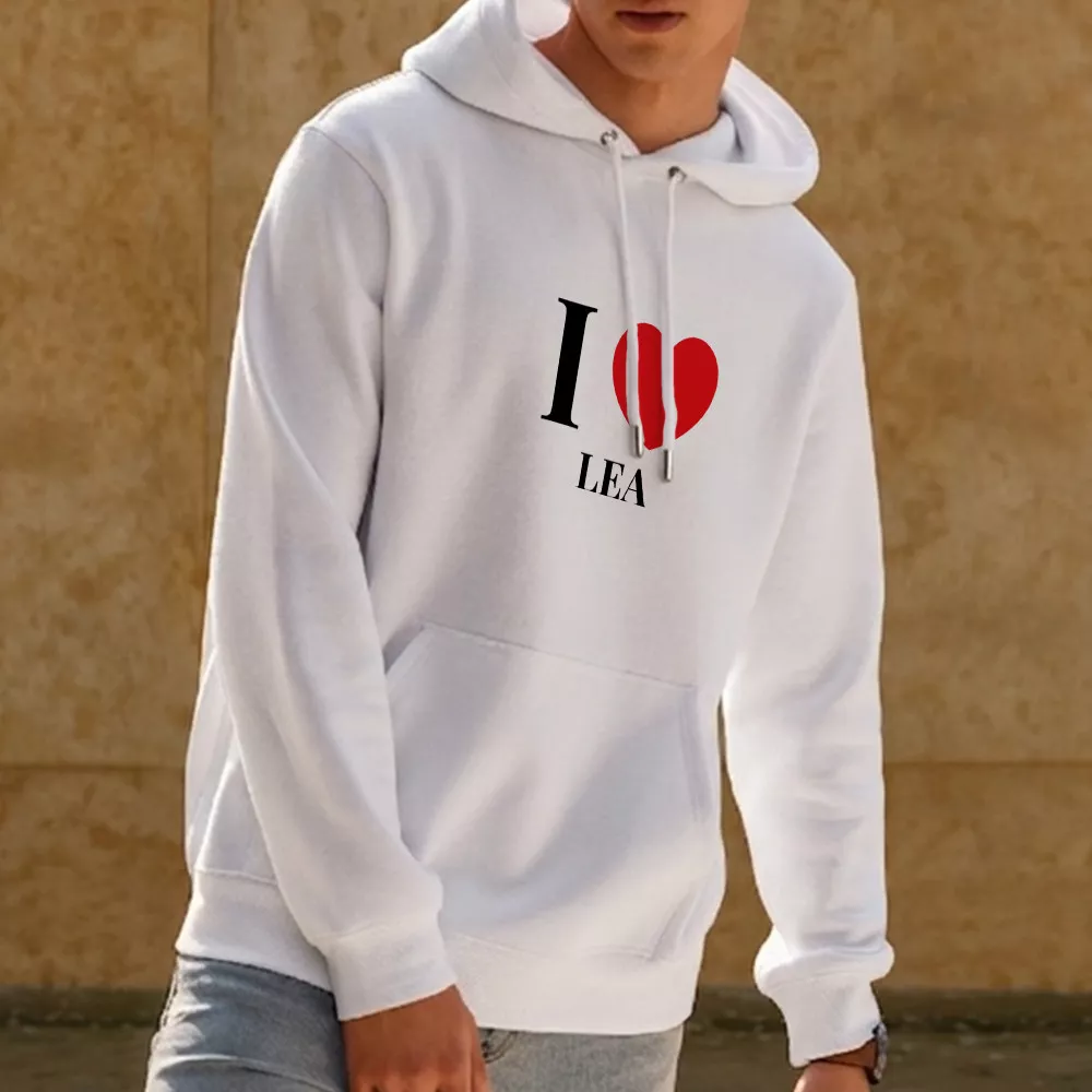 I-Love-Hoodie personalisiert