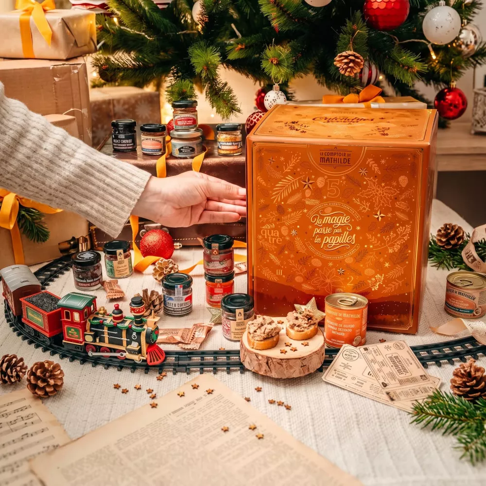Gourmet-Adventskalender Süß & Herzhaft mit 24 Spezialitäten