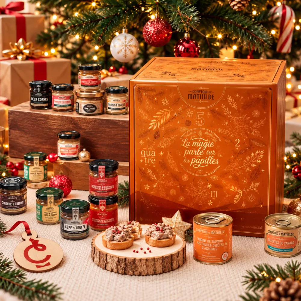 Gourmet-Adventskalender Süß & Herzhaft mit 24 Spezialitäten