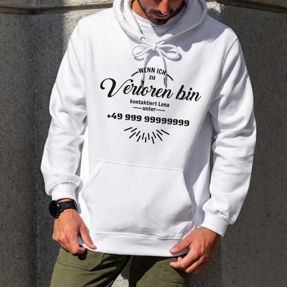 Hoodie "Wenn ich betrunken bin, bringt mich zu" personalisiert