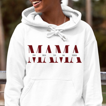 Personalisierter Mama-Hoodie