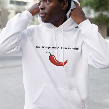 Personalisierter Chili-Hoodie