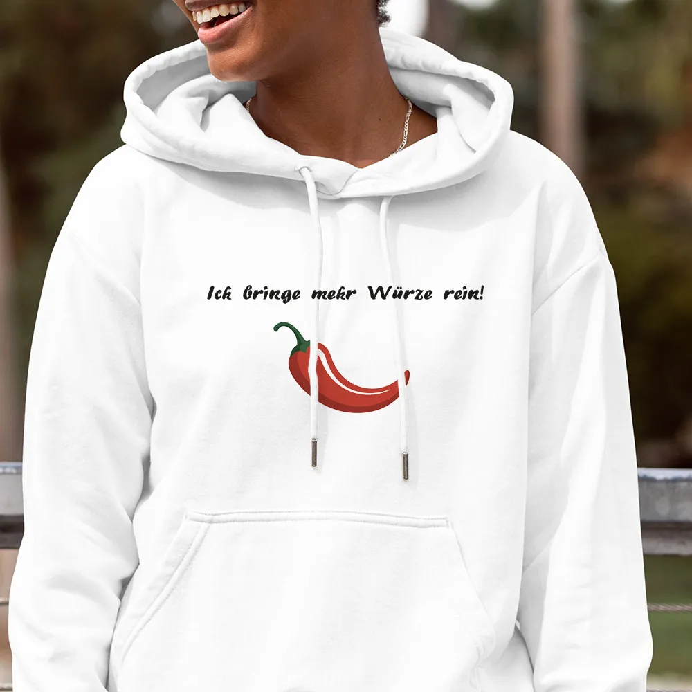 Personalisierter Chili-Hoodie