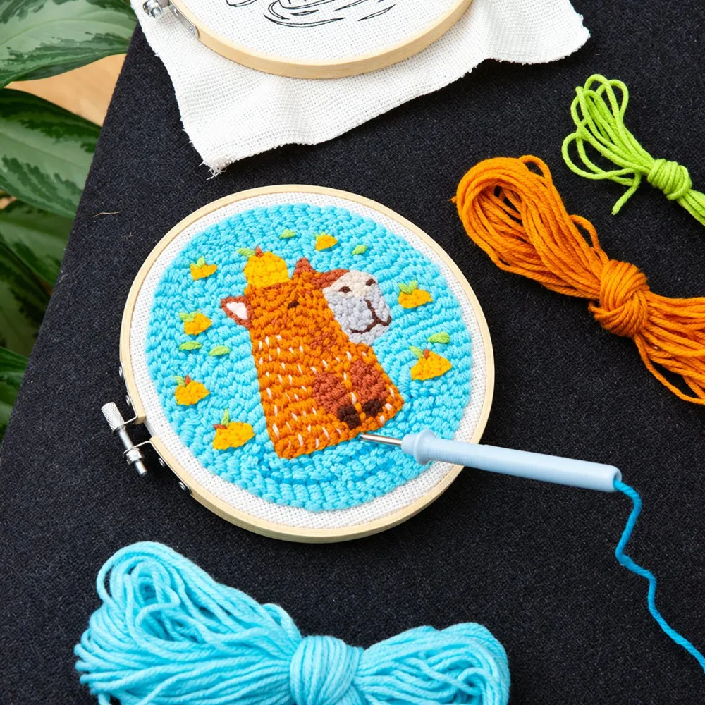 Punch-Needle-Set Capybara
