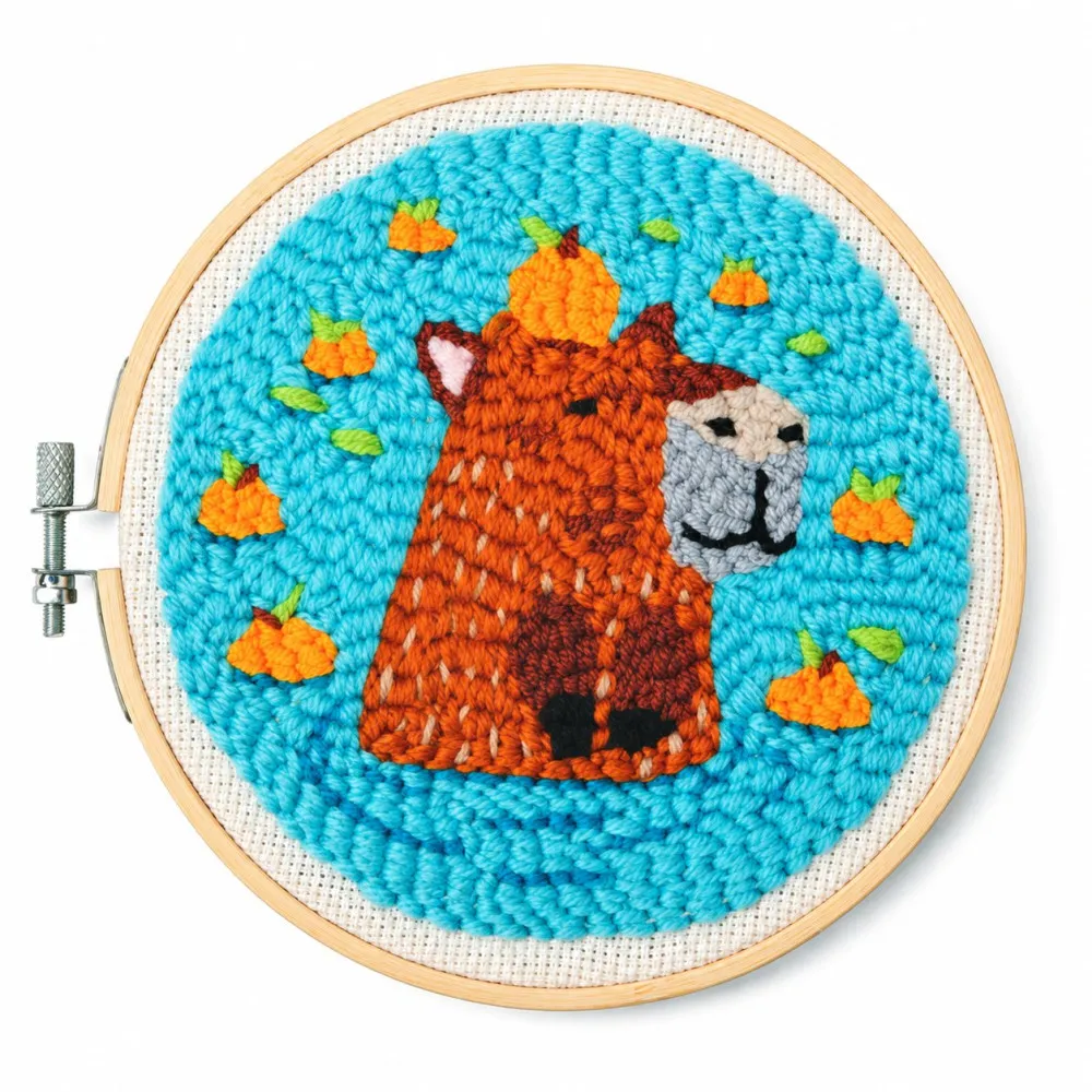 Punch-Needle-Set Capybara