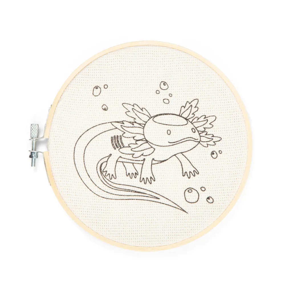 Punch-Needle-Set Axolotl