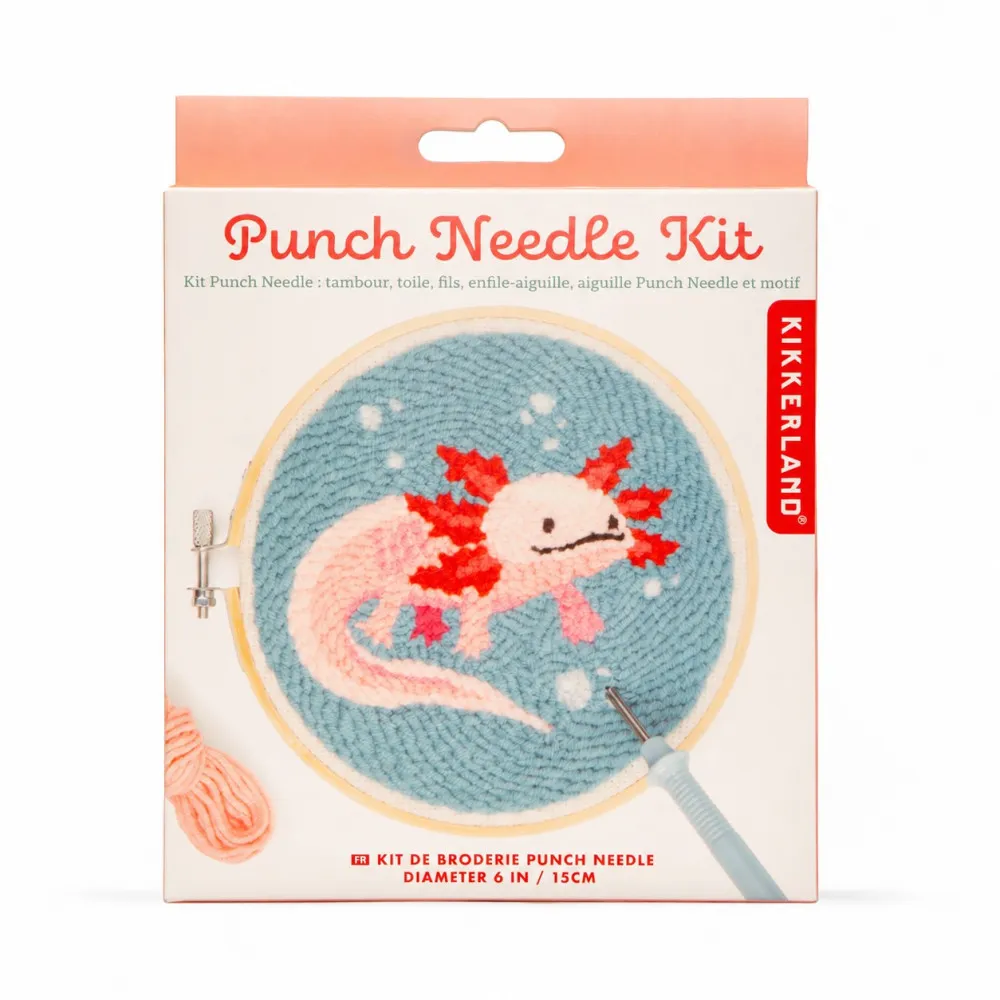 Punch-Needle-Set Axolotl