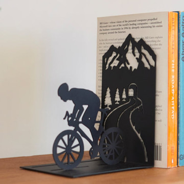 Buchstütze Radfahrer