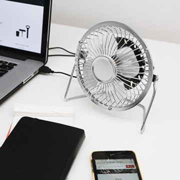 Ventilateur USB Rétro Argent ordinateur