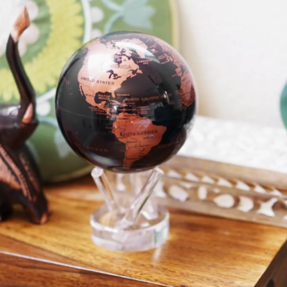 MOVA-Globus Schwarz & Kupfer globe gold