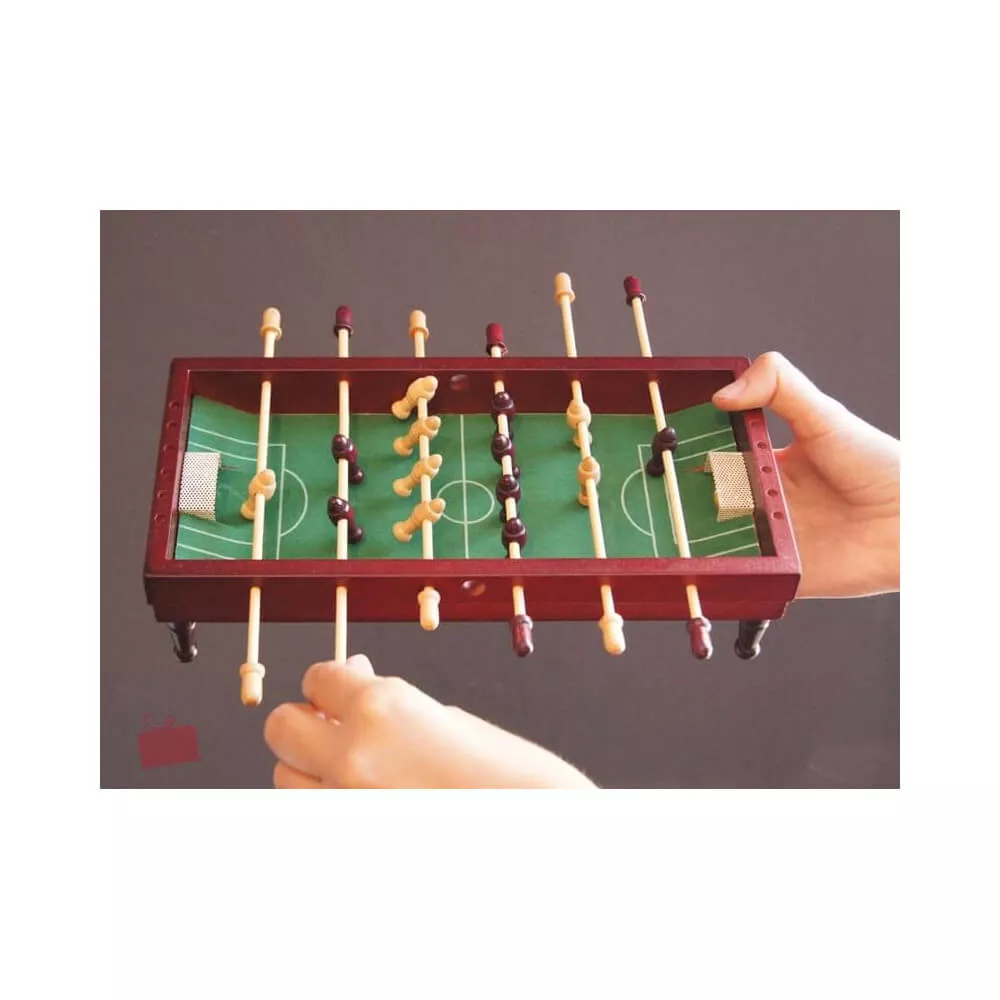 Mini Tischkicker aus Holz