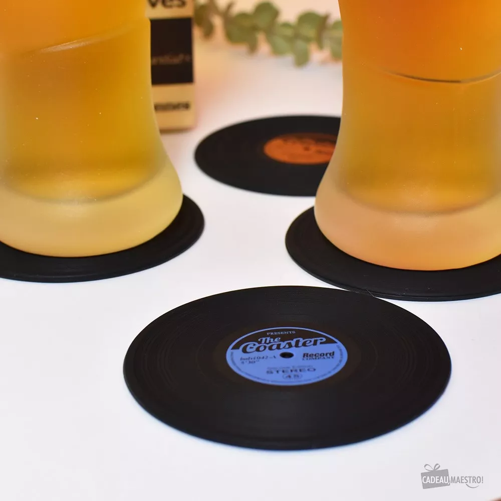 Vinyl-Untersetzer (4 Stück)