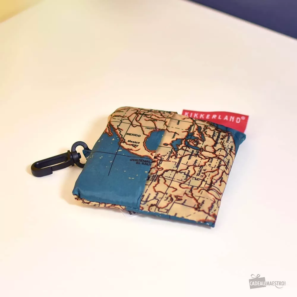 Faltbarer Wäschebeutel Weltkarte Se range facilement