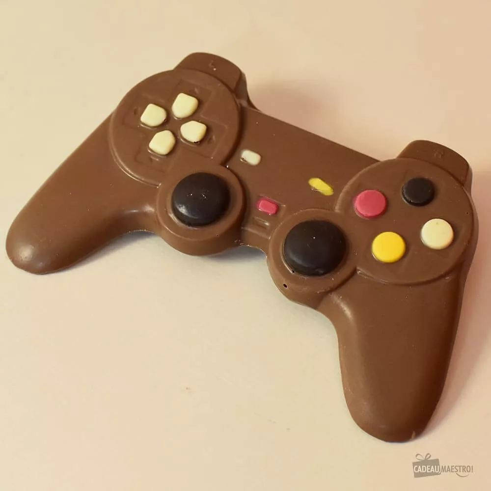 Schokoladen-Spielcontroller chocolat au lait