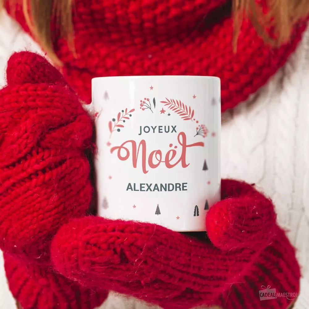 Personalisierbare Tasse „Frohe Weihnachten“