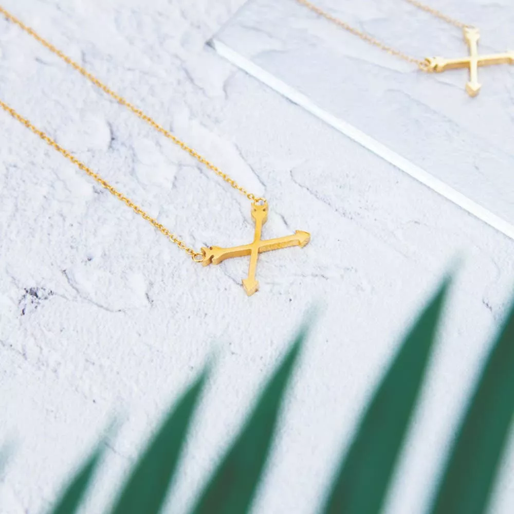 Pfeilhalskette Ne rouille pas et ne se corrode pas